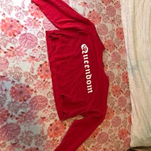 Long sleeve cropped shirt 😍